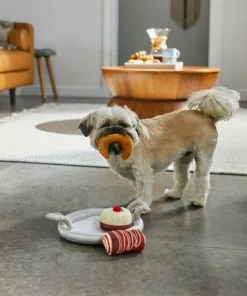 Frisco Brunch Pastry Tray Plush Squeaky Dog Toy, 4 count -Dog Cat Corner 297262 PT3. SY630 V1642087931