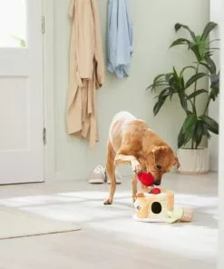 Frisco Brunch Pancake Hide & Seek Puzzle Plush Squeaky Dog Toy -Dog Cat Corner 297266 PT3. SY630 V1642087986