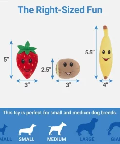 Frisco Brunch Acai Bowl Hide & Seek Puzzle Plush Squeaky Dog Toy -Dog Cat Corner 297268 PT2. SY630 V1643916713