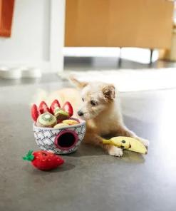 Frisco Brunch Acai Bowl Hide & Seek Puzzle Plush Squeaky Dog Toy -Dog Cat Corner 297268 PT3. SY630 V1642087947