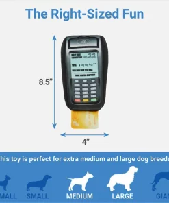 Frisco Brunch Credit Card & Machine Plush Squeaky Dog Toy -Dog Cat Corner 297274 PT1. SY630 V1643916392