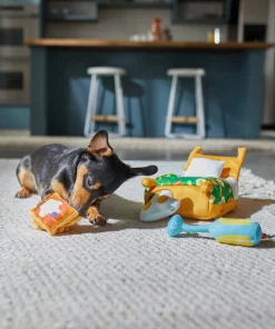 Frisco Brunch Breakfast in Bed Hide & Seek Puzzle Plush Squeaky Dog Toy -Dog Cat Corner 297282 PT3. SY630 V1642088003