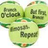 Frisco Brunch Fetch Squeaky Tennis Ball Dog Toy, 3 count -Dog Cat Corner 297284 MAIN. SY630 V1642086101