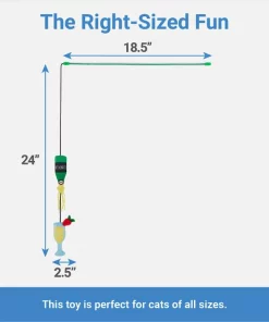 Frisco Brunch Mimosa Teaser Wand Cat Toy with Catnip 6 Frisco Brunch Mimosa Teaser Wand Cat Toy with Catnip -Dog Cat Corner 297310 PT1. SY630 V1643916697