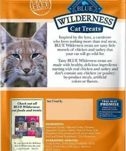 Blue Buffalo||Frisco Blue Buffalo Wilderness Chicken & Turkey Grain-Free Cat Treats, 2-oz bag + Frisco Bird Teaser with Feathers Cat Toy, Purple -Dog Cat Corner 297848 PT2. SY630 V1621270635