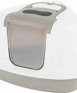DurAnimals||Frisco DurAnimals DuraScoop Original Cat Litter Scoop, Color Varies + Frisco Flip Top Hooded Corner Cat Litter Box, Large, 21-in -Dog Cat Corner 297968 PT4. SY630 V1621301540
