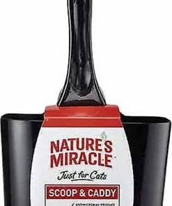 Nature's Miracle||Frisco Nature's Miracle Just For Cats Litter Scoop & Caddy + Frisco High Sided Cat Litter Box, Navy, Extra Large 24-in -Dog Cat Corner 297978 PT1. SY630 V1621305432