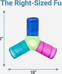 Hartz||Frisco Hartz Delectables Stew Chicken & Tuna Lickable Cat Treat, 1.4-oz, case of 12 + Frisco Peek-a-Boo Cat Chute Cat Toy, Colorful Tri-Tunnel -Dog Cat Corner 298074 PT5. SY630 V1621266436