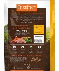 Instinct||Frisco Instinct Original Grain-Free Recipe with Real Chicken Freeze-Dried Raw Coated Dry Cat Food, 11-lb bag + Frisco Colorful Springs Cat Toy, 10 count -Dog Cat Corner 298146 PT2. SY630 V1623199359
