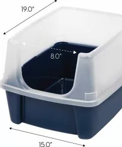 Frisco||IRIS Frisco Plastic Litter Scooper with Caddy + IRIS Open Top Litter Box with Shield -Dog Cat Corner 298166 PT5. SY630 V1623196667