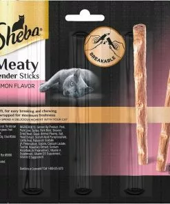 Sheba||Frisco Sheba Meaty Tender Sticks Salmon Flavored Cat Treats, 5 count + Frisco Plush, Teaser, Ball & Tunnel Variety Pack Cat Toy with Catnip, 25 count -Dog Cat Corner 298508 PT2. SY630 V1623201162