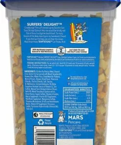 Temptations||Frisco Temptations Mixups Surfers' Delight Cat Treats, 16-oz tub + Frisco Colorful Springs Cat Toy, 10 count -Dog Cat Corner 298532 PT2. SY630 V1623348146