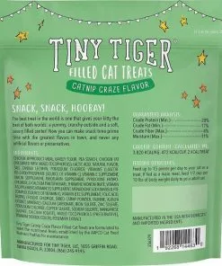 Tiny Tiger||Frisco Tiny Tiger Catnip Craze Flavor Filled Cat Treats, 16-oz bag + Frisco Melamine Dog & Cat Treat Jar with Bamboo Lid, 8 Cups -Dog Cat Corner 298558 PT2. SY630 V1623193675