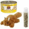 Weruva||Frisco Weruva Paw Lickin' Chicken in Gravy Grain-Free Canned Cat Food, 3-oz, case of 24 + Frisco Refillable Catnip Cat Toy, Brown Squirrel -Dog Cat Corner 298762 MAIN. SY630 V1623197258
