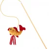 Frisco Flower & Koi Fish Teaser Cat Toy with Catnip