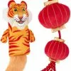 Frisco Lantern & Tiger Plush Kicker Cat Toy with Catnip
