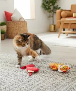 Frisco Lantern & Tiger Plush Kicker Cat Toy with Catnip -Dog Cat Corner 298899 PT3. SY630 V1640268996