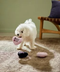 Frisco Anti-Valentine Hearts Plush Squeaky Dog Toy, 3 count -Dog Cat Corner 298917 PT3. SY630 V1638987101