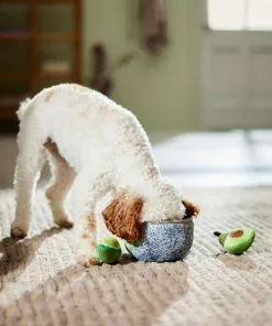 Frisco Guacamole Bowl Hide & Seek Puzzle Plush Squeaky Dog Toy -Dog Cat Corner 298941 PT3. SY630 V1638987315