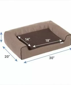 Frisco Herringbone Modern Couch Dog & Cat Bed -Dog Cat Corner 299443 PT1. SY630 V1637165131
