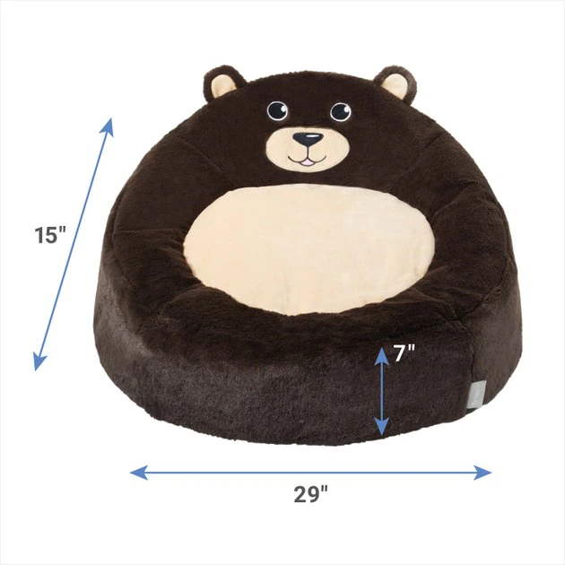 Frisco Bear Bean Bag Dog & Cat Bed 4 Frisco Bear Bean Bag Dog & Cat Bed - Image 2
