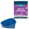 Frisco Corner Litter Box, Navy, Small + Small Animal Bedding, Lavender 2 Frisco Corner Litter Box, Navy, Small + Small Animal Bedding, Lavender -Dog Cat Corner 301908 MAIN. SY630 V1644983210