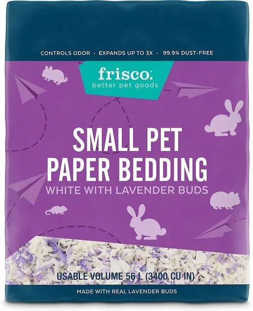 Frisco High Sided Litter Box + Small Animal Bedding, Lavender 6 Frisco High Sided Litter Box + Small Animal Bedding, Lavender - Image 4