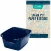 Frisco High Sided Litter Box + Small Animal Bedding, White -Dog Cat Corner 301936 MAIN. SY630 V1644980248