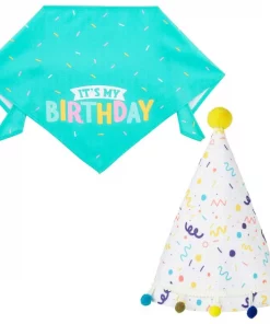 Frisco Birthday Bandana + Confetti Dog & Cat Hat