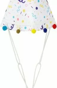 Frisco Confetti Birthday Hat, Small/Medium + Dog & Cat T-Shirt, Pink -Dog Cat Corner 302446 PT2. SY630 V1623068568