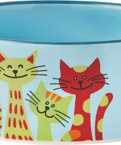 Frisco New York Non-skid Ceramic Dish, 0.50 Cup + Cat Bowl, 1.50 Cups -Dog Cat Corner 302488 PT5. SY630 V1623082944