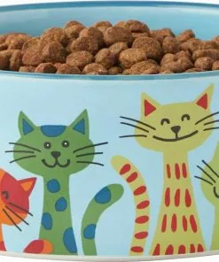 Frisco New York Non-skid Ceramic Dish, 0.50 Cup + Cat Bowl, 1.50 Cups -Dog Cat Corner 302488 PT6. SY630 V1623041543