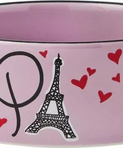 Frisco Paris Non-skid Ceramic Dish, 0.50 Cup + Cat Dish, 1.50 Cup -Dog Cat Corner 302490 PT5. SY630 V1623048149