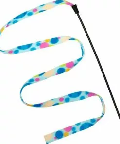 Frisco Wire + Fabric Teaser Cat Toy, Neon Bubbles -Dog Cat Corner 302538 PT4. SY630 V1623036758