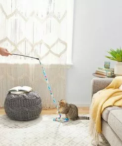 Frisco Wire + Fabric Teaser Cat Toy, Neon Bubbles -Dog Cat Corner 302538 PT5. SY630 V1623055049