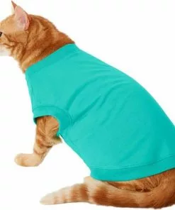Frisco Basic Dog & Cat T-Shirt, Red + Teal -Dog Cat Corner 302650 PT5. SY630 V1623084452