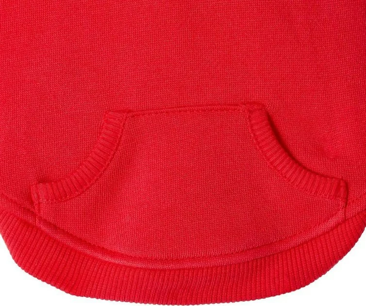 Frisco Basic T-Shirt, Red + Dog & Cat Hoodie, Red 6 Frisco Basic T-Shirt, Red + Dog & Cat Hoodie, Red - Image 4