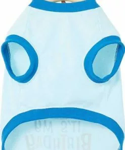 Frisco Birthday Prince Bandana, Medium/Large + Dog & Cat T-Shirt, Blue -Dog Cat Corner 302690 PT5. SY630 V1633087027