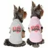 Frisco I Love Daddy + I Love Mommy Dog & Cat T-Shirt, Pink 2 Frisco I Love Daddy + I Love Mommy Dog & Cat T-Shirt, Pink -Dog Cat Corner 302752 MAIN. SY630 V1623056864