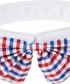 Frisco Plaid Dog & Cat Bow Tie, Red & Blue + Orange & Blue -Dog Cat Corner 302786 PT3. SY630 V1623049347