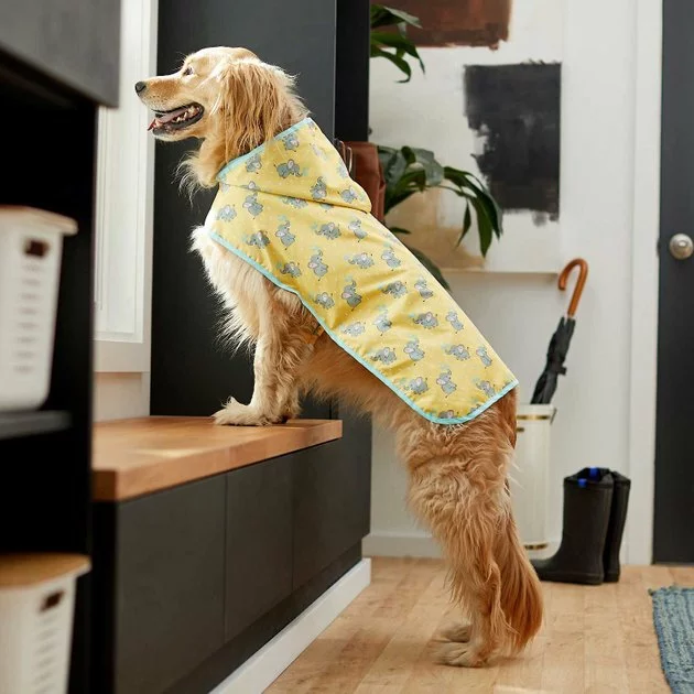 Frisco Rubber Ducky + Elephants Dog Raincoat 10 Frisco Rubber Ducky + Elephants Dog Raincoat - Image 8