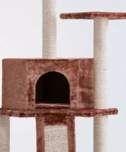 Frisco 52-in + 72-in Faux Fur Tree & Condo -Dog Cat Corner 303334 PT7. SY630 V1623085367