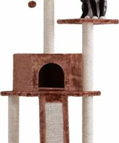 Frisco 52-in + 72-in Faux Fur Tree & Condo -Dog Cat Corner 303334 PT8. SY630 V1623091351