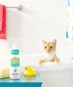 Frisco Aloe Hydrating Spray, 12-oz bottle + Oatmeal Shampoo with Aloe for Dogs & Cats, Almond Scent -Dog Cat Corner 303372 PT8. SY630 V1623070966