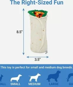 Frisco Cactus Cat Scratching Post, 22-in + Plush Squeaking Burrito Dog Toy -Dog Cat Corner 303376 PT5. SY630 V1623076958