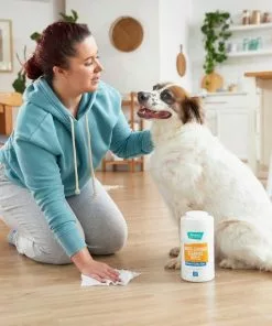 Frisco Dog Training & Potty Pads, 22 x 23-in, 150 count, Unscented + Multi-Surface Cleaning Citrus Scented Wipes -Dog Cat Corner 303400 PT7. SY630 V1623066758