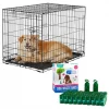 Frisco Fold & Carry Single Door Collapsible Wire Crate & Mat Kit + Refill Dog Poop Bags + 2 Dispensers, Scented, 900 count -Dog Cat Corner 303432 MAIN. SY630 V1623063747