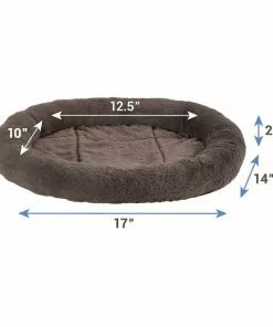 Frisco Self Warming Bolster Round Bed, Gray + 33-in Faux Fur Cat Tree & Condo, Gray 12 Frisco Self Warming Bolster Round Bed, Gray + 33-in Faux Fur Cat Tree & Condo, Gray -Dog Cat Corner 303574 PT2. SY630 V1623072142