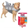 Frisco||KONG Frisco Shark Life Jacket + KONG Aqua Dog Toy, Large -Dog Cat Corner 303580 MAIN. SY630 V1623085668
