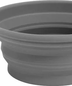 Frisco Silicone Collapsible Travel Bowl with Carabiner, Gray, 1.5 Cups + Pet Toy & Bowl Cleaning Wipes -Dog Cat Corner 303616 PT1. SY630 V1623074249